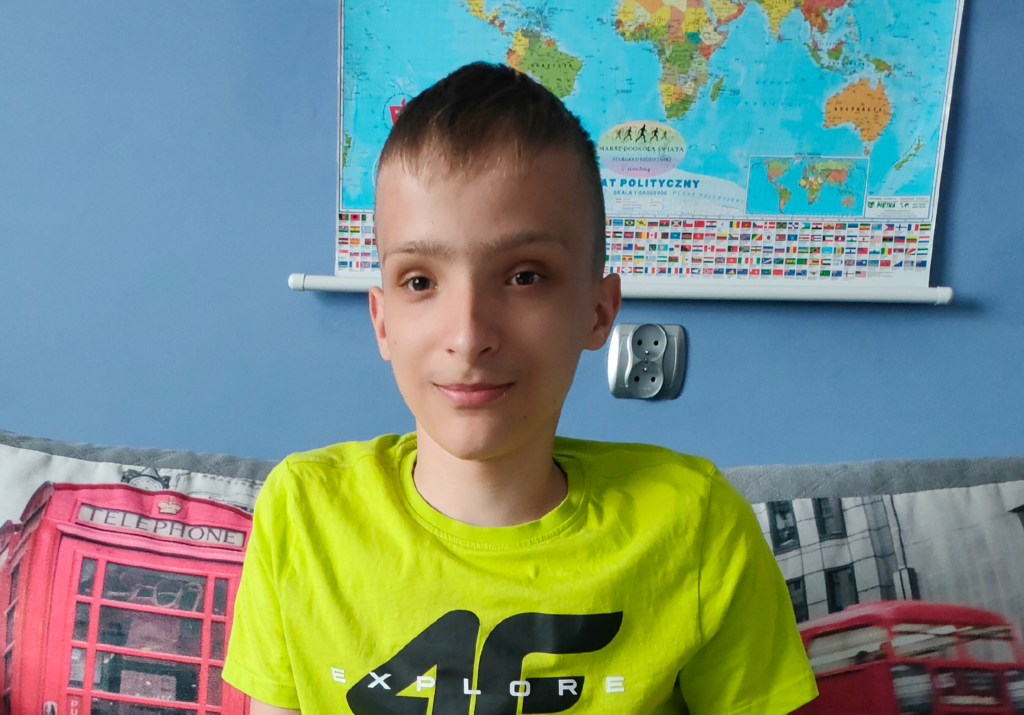 Kacper i nowe ortezy